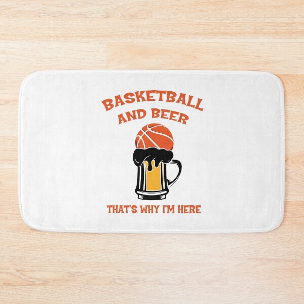Item preview, Basketball and Beer Thats Why I am Here Play Basket Ball Player Classic Gift Premium Apparel Funny Holiday Xmas designed and sold by DesignByHeartUK.