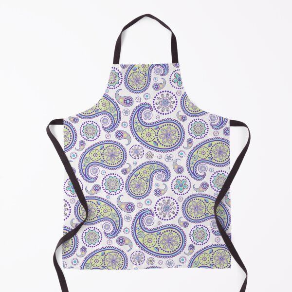 Artikelvorschau, Blaues und lila Boho Paisley, persisches Paisley entworfen und verkauft von antevasinart.