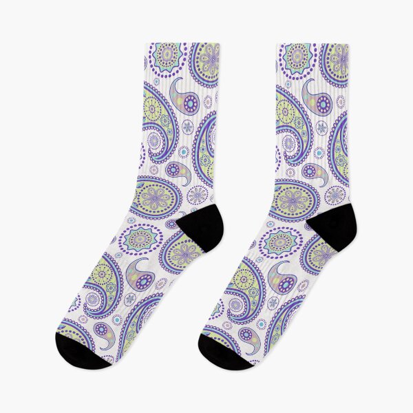 Item preview, Blue and Purple Boho Paisley, Persian Paisley designed and sold by antevasinart.