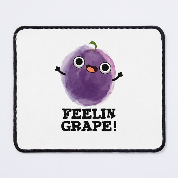 Item preview, Feelin Grape Funny Fruit Puns  designed and sold by punnybone.