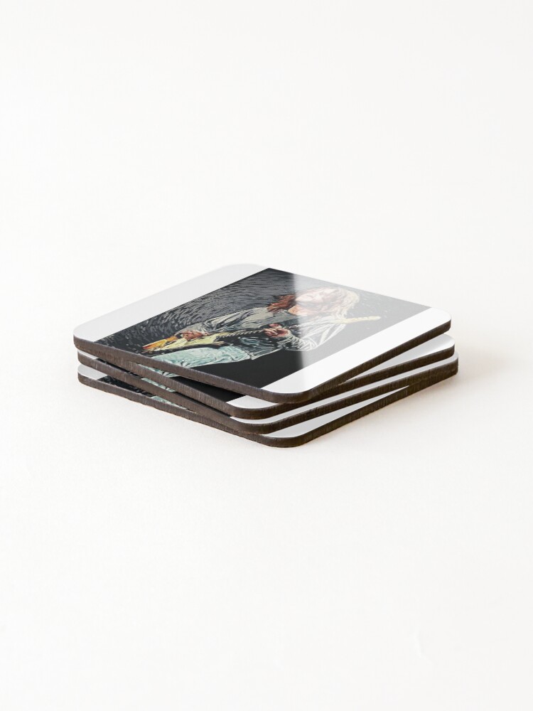 Thumbnail 4 of 5, Coasters (Set of 4), john frusciante (5) designed and sold by RoderickRivera.