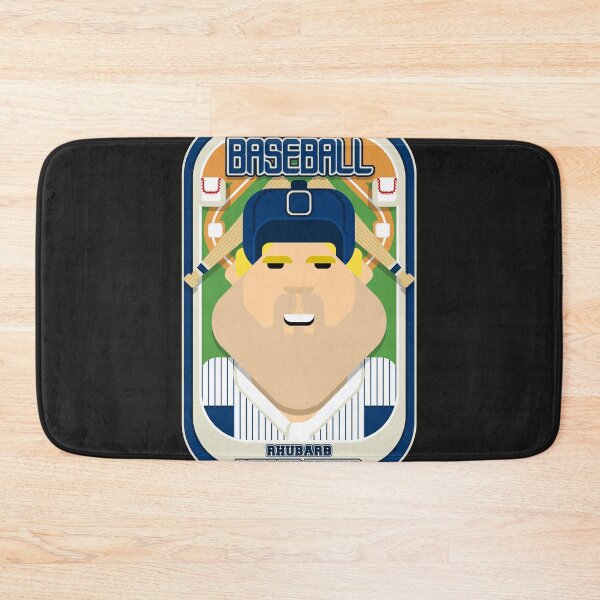 Item preview, Baseball blue pinstripes rhubarb pitchbatter sven version designed and sold by SamanthaHohler.