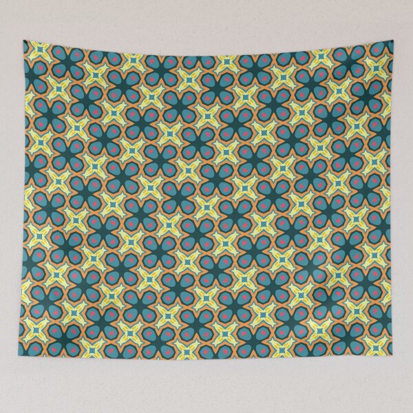 Item preview, Retro Mod Abstract Floral Motif  designed and sold by pugmom4.