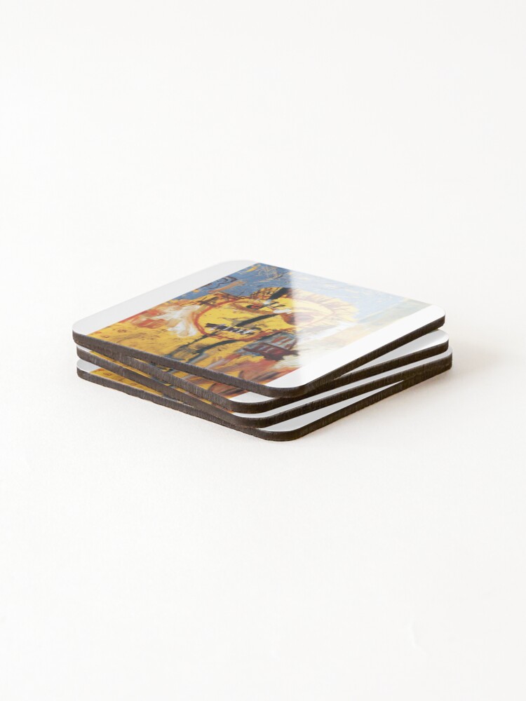 Thumbnail 4 of 5, Coasters (Set of 4), painting art   designed and sold by RoderickRivera.