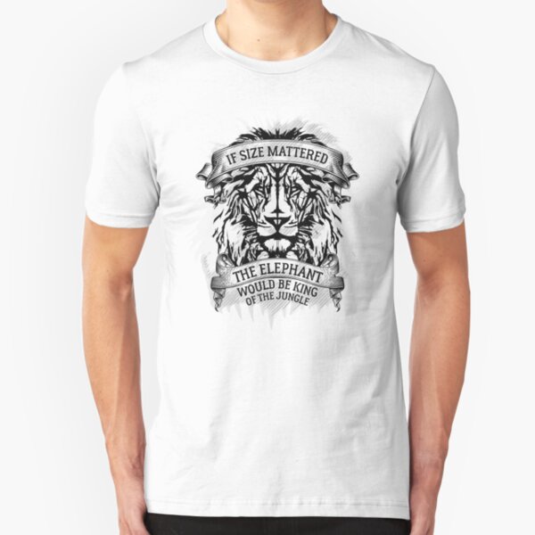The Elephant Would Be King Jiu Jitsu Slim Fit T-Shirt