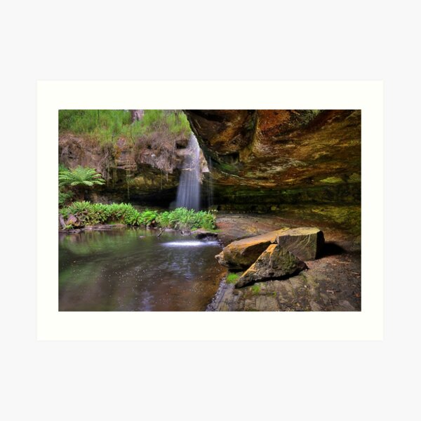 0535 Lower Kalimna Falls 3 - Otways Art Print