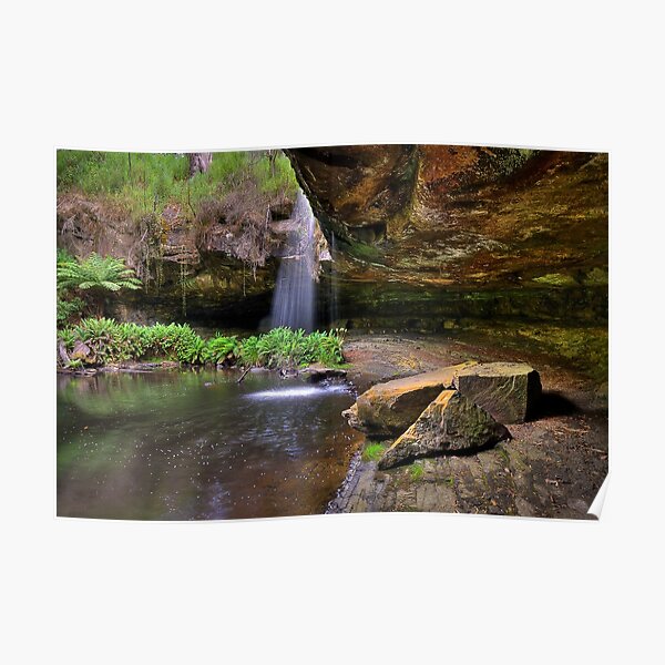 0535 Lower Kalimna Falls 3 - Otways Poster