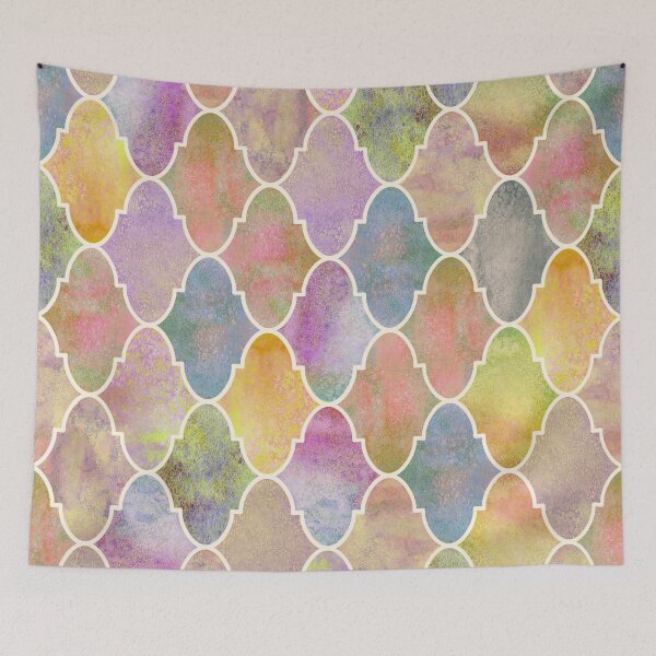 Item preview, Moroccan Trellis, Moroccan Quatrefoil, Moroccan Style Pattern Design designed and sold by antevasinart.