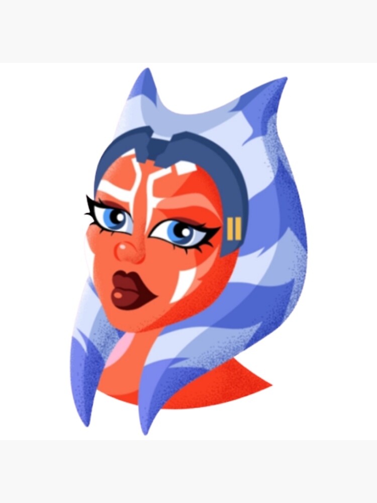 Ahsoka Vector Sticker Poster For Sale By Zyadkanici Redbubble 0166