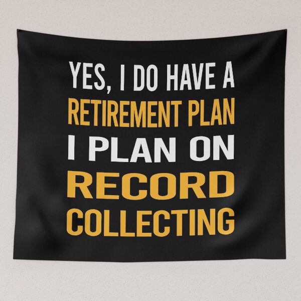 Item preview, My Retirement Plan Record Collecting Records designed and sold by shannonim7t.