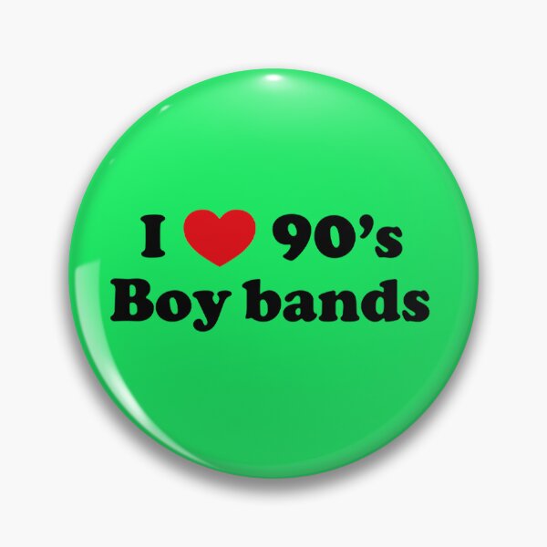 Item preview, I love 90&x27;s Boy bands black red   designed and sold by KaAnsDesigns99.