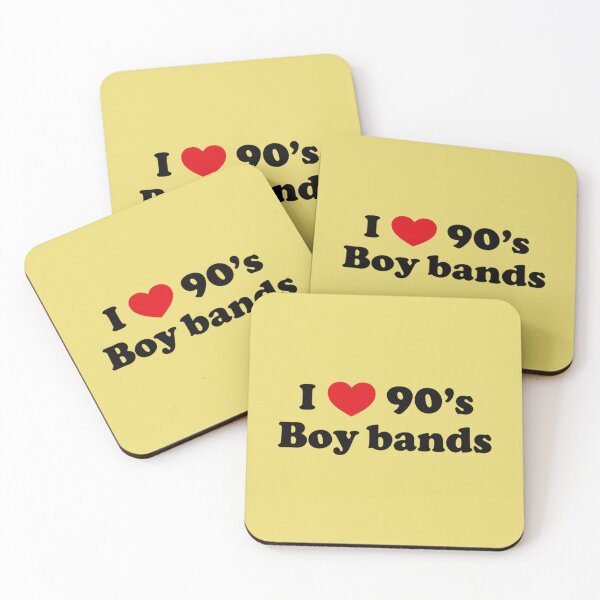 Item preview, I love 90&x27;s Boy bands black red   designed and sold by KaAnsDesigns99.