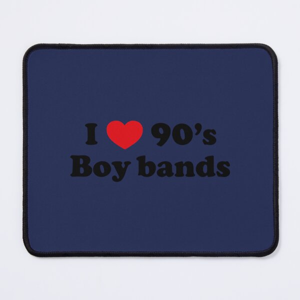 Item preview, I love 90&x27;s Boy bands black red   designed and sold by KaAnsDesigns99.