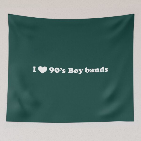 Item preview, I love 90&x27;s Boy bands pink   designed and sold by KaAnsDesigns99.