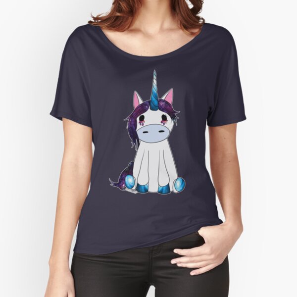 Creepy & Cute Galaxy Unicorn Relaxed Fit T-Shirt