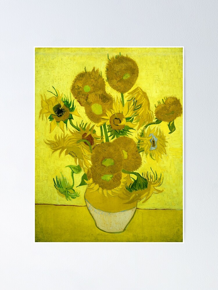"Vincent van Gogh Sunflowers " Poster for Sale by OldTimeArt Redbubble