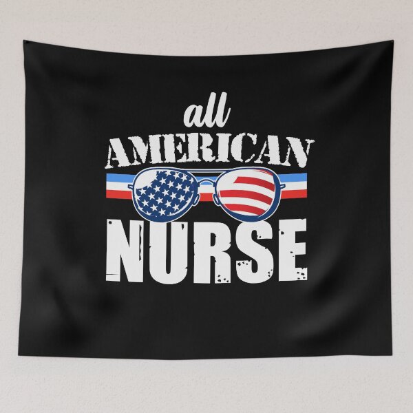Item preview, All American Nurse designed and sold by FanaticTee.