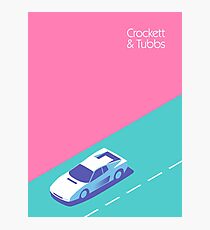 Crockett & Tubbs - Magenta Photographic Print