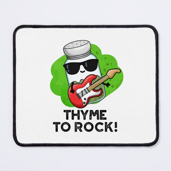 Item preview, Thyme To Rock Funny Herb Puns  designed and sold by punnybone.