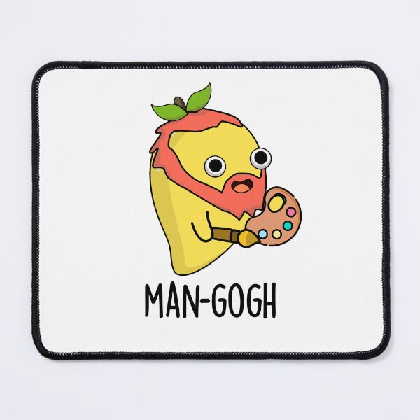 Item preview, Man-gogh Funny Artist Mango Puns designed and sold by punnybone.
