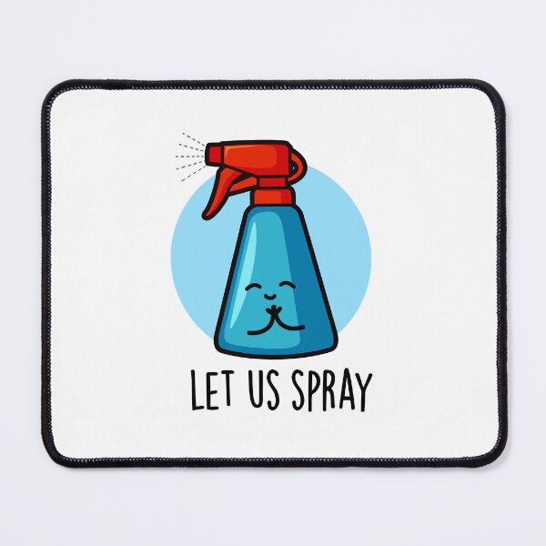 Item preview, Let Us Spray Funny Praying Spray Bottle Puns  designed and sold by punnybone.