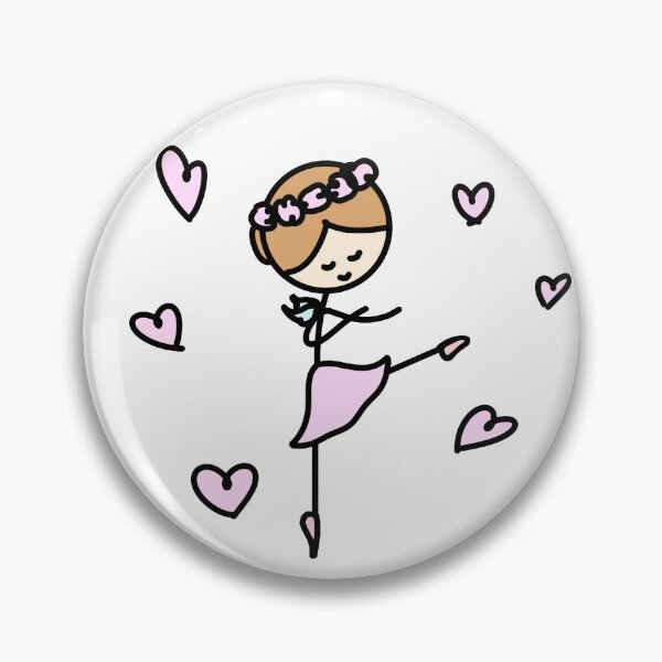 Artikelvorschau, Elegante Ballerina träumt von Amor-Fee entworfen und verkauft von BalletRina.