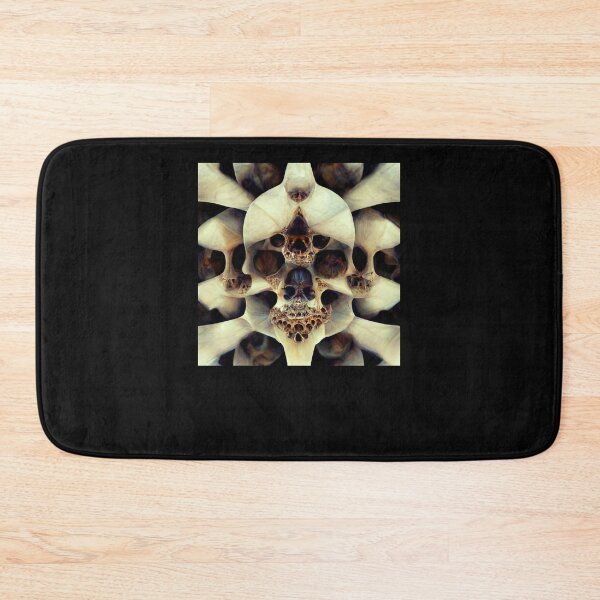 Aperçu de l'œuvre Crâne Fractal 2 Bones Motif De Conception Esthétique Psychédélique E créée et vendue par peggslatouru.