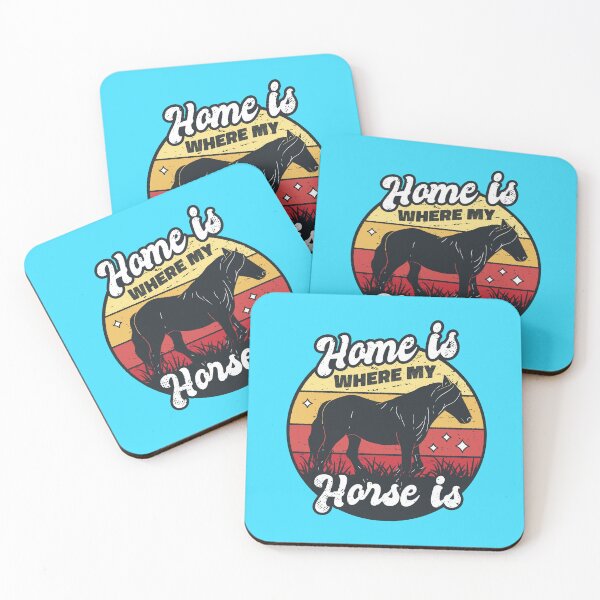 Item preview, Horse Art - Home Is Where My Horse Is designed and sold by KaylaStudio.