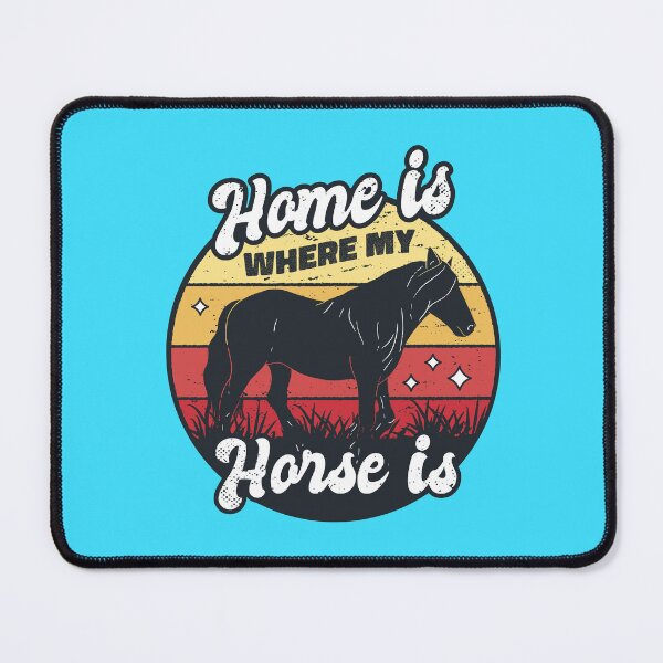 Item preview, Horse Art - Home Is Where My Horse Is designed and sold by KaylaStudio.