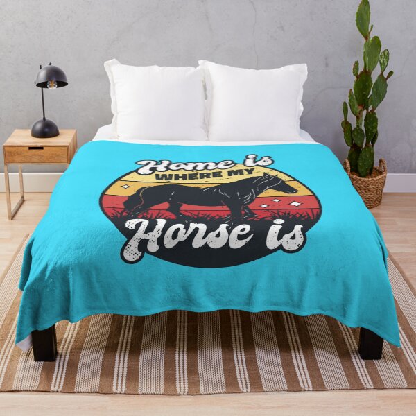 Item preview, Horse Art - Home Is Where My Horse Is designed and sold by KaylaStudio.