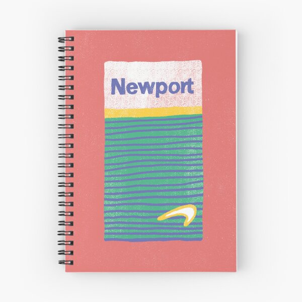 Item preview, Newport Hand Drawn Risograph Style Design designed and sold by nmarcuse.