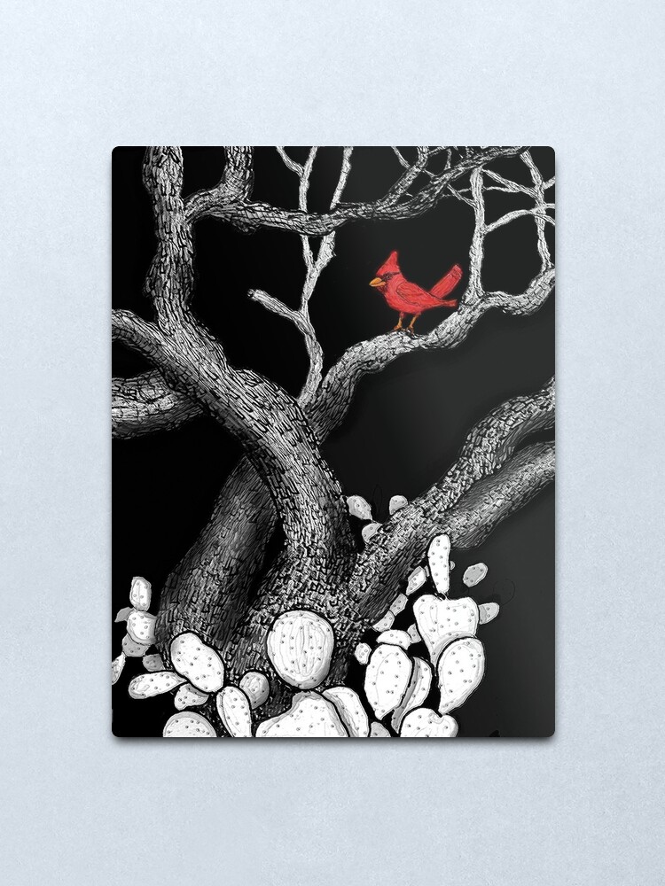 Alternate view of The return of the Cardinal Metal Print