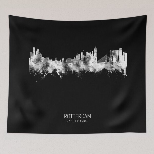 Artikelvorschau, Rotterdam The Netherlands Skyline entworfen und verkauft von ArtPrints.