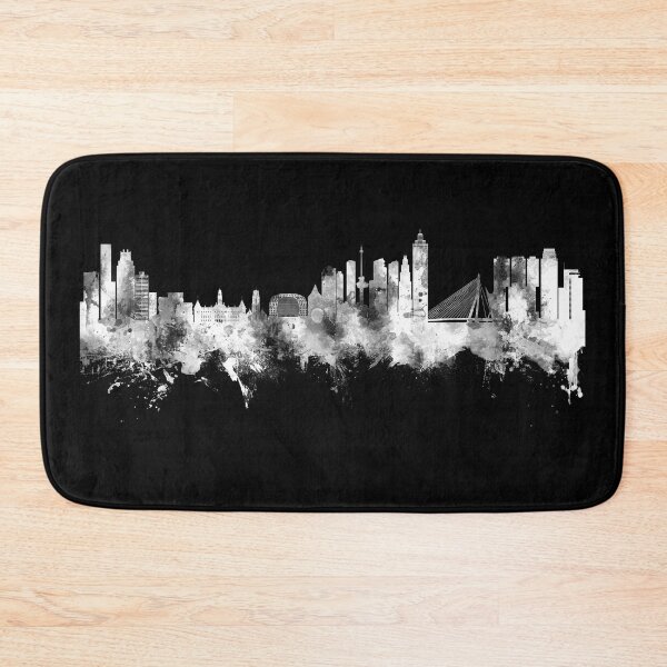 Item preview, Rotterdam The Netherlands Skyline designed and sold by ArtPrints.