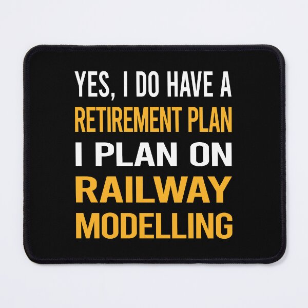 Item preview, My Retirement Plan Railway Modelling Model Railroading Train Trains designed and sold by shannonim7t.