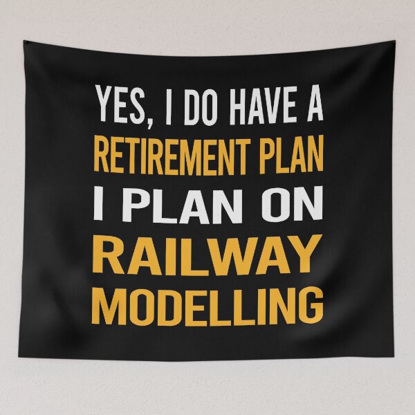 Item preview, My Retirement Plan Railway Modelling Model Railroading Train Trains designed and sold by shannonim7t.