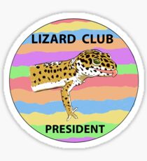 Lizard Club Sticker