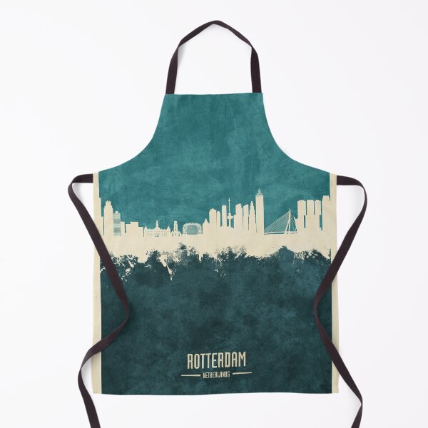Aperçu de l'œuvre Rotterdam The Netherlands Skyline créée et vendue par ArtPrints.