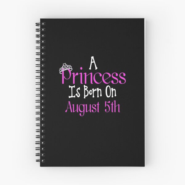 Item preview, A Princess Is Born On August 5th Funny Birthday  designed and sold by Tee Kaboom!.