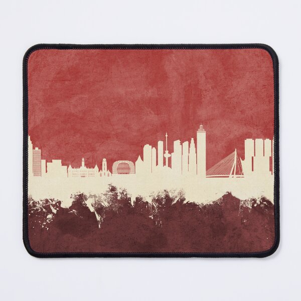 Item preview, Rotterdam The Netherlands Skyline designed and sold by ArtPrints.
