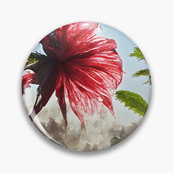 Item preview, Hibiscus flowers in tropical setting  designed and sold by fizzribbit.