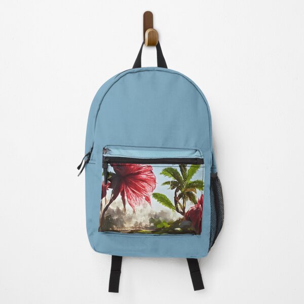 Item preview, Hibiscus flowers in tropical setting designed and sold by fizzribbit.