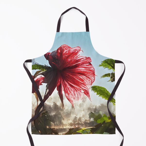 Item preview, Hibiscus flowers in tropical setting designed and sold by fizzribbit.