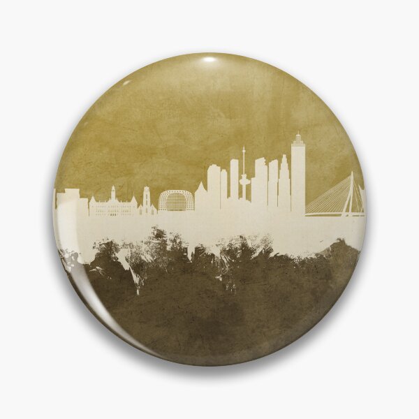 Item preview, Rotterdam The Netherlands Skyline designed and sold by ArtPrints.