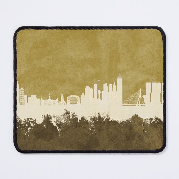 Item preview, Rotterdam The Netherlands Skyline designed and sold by ArtPrints.
