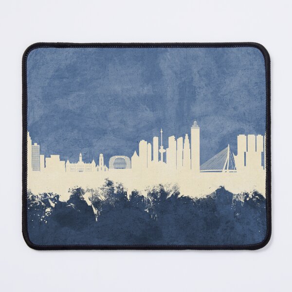 Item preview, Rotterdam The Netherlands Skyline designed and sold by ArtPrints.