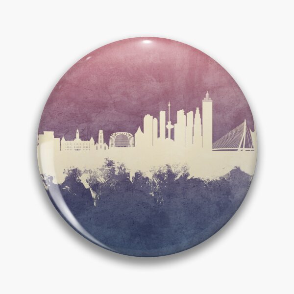 Item preview, Rotterdam The Netherlands Skyline designed and sold by ArtPrints.