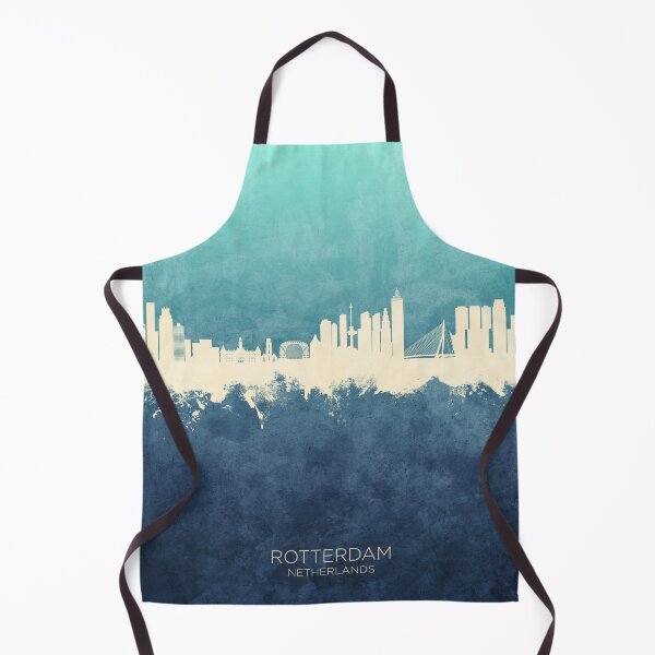 Item preview, Rotterdam The Netherlands Skyline designed and sold by ArtPrints.