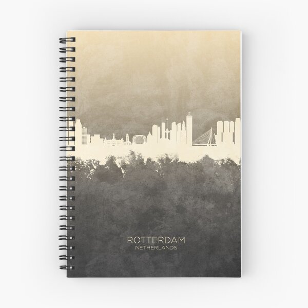 Item preview, Rotterdam The Netherlands Skyline designed and sold by ArtPrints.