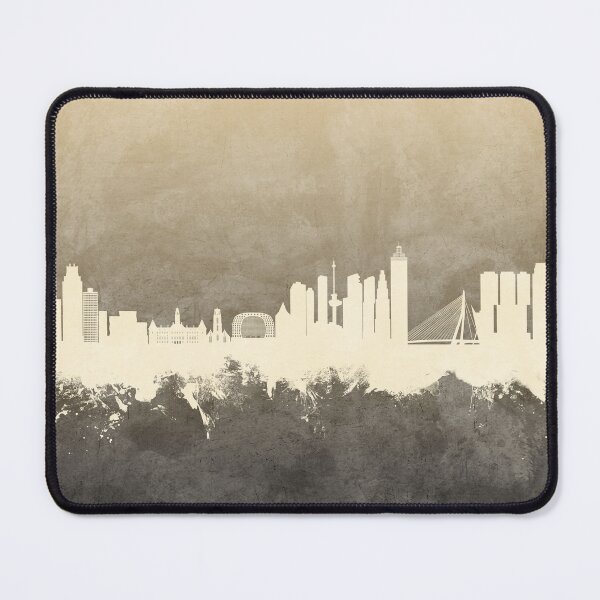 Item preview, Rotterdam The Netherlands Skyline designed and sold by ArtPrints.